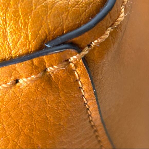 Coach Orange Leather Mini Backpack - Coach main image 7